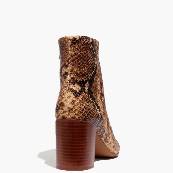 Madewell The Fiona Boot in Snake Embossed Leather - Picture 4 of 13